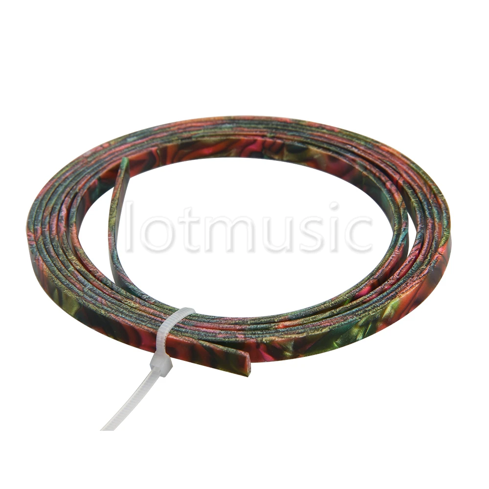 5pcs Colorful Celluloid Guitar Binding Purfling Body Project Strip 1650x5x1.5mm | Спорт и развлечения