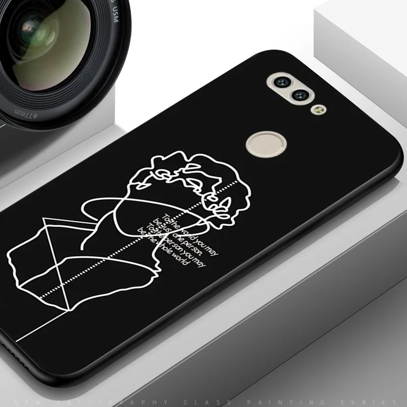 TPUBLK514 YOUVEI чехол для Coque huawei nova 2 2i чехол черный мягкий TPU задняя крышка для huawei nova 3 чехол для huawei nova 3i чехол для телефона - Цвет: TPUBLK514
