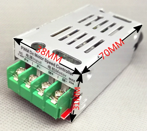 ШИМ двигатель постоянного тока бесступенчатая скорость/ширина импульса