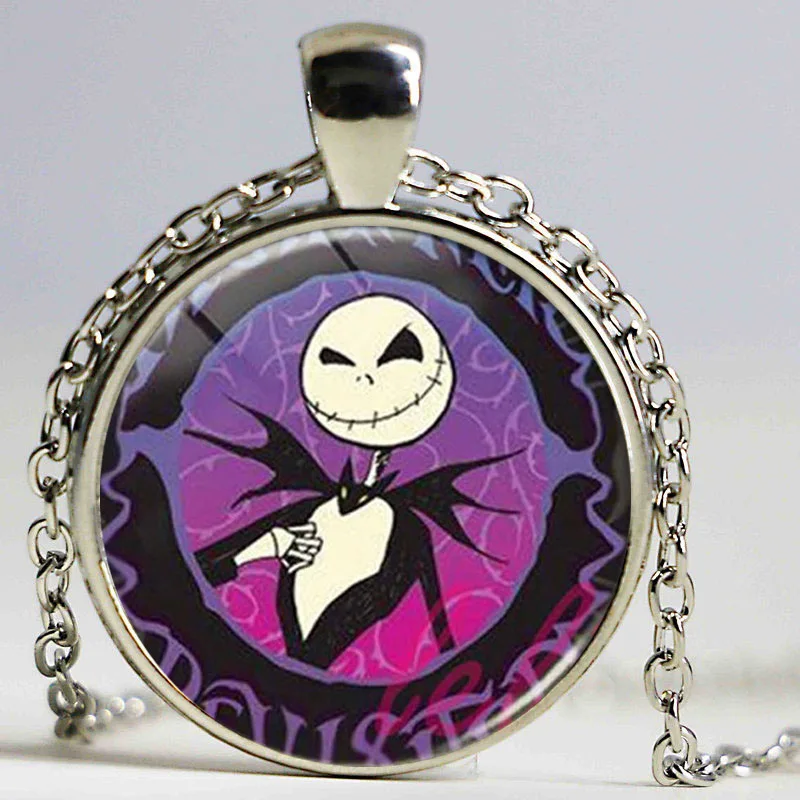 Ожерелье с подвеской Кошмар перед Рождеством изображением Джека Скеллингтона