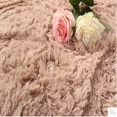 Продажа Европейский Стиль Дизайн Ковер красный розовый белый лохматый ковры для