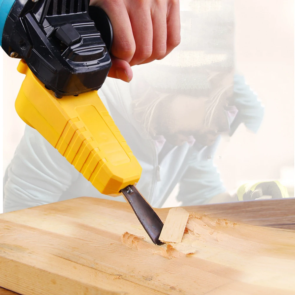 Wood Carving Electric Chisel Angle Grinder Adapter Set Changed 100 Into Power Woodworking Tool | Инструменты