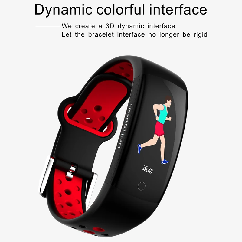 GIAUSA умный Браслет Цвета 3D динамический сна монитор Смарт часы IP68