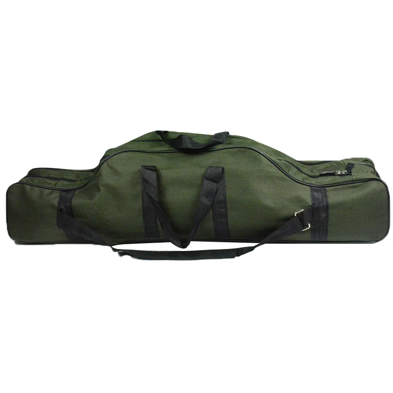 80 см Портативная Складная двухслойная Холщовая Сумка для удочки Рыболовная