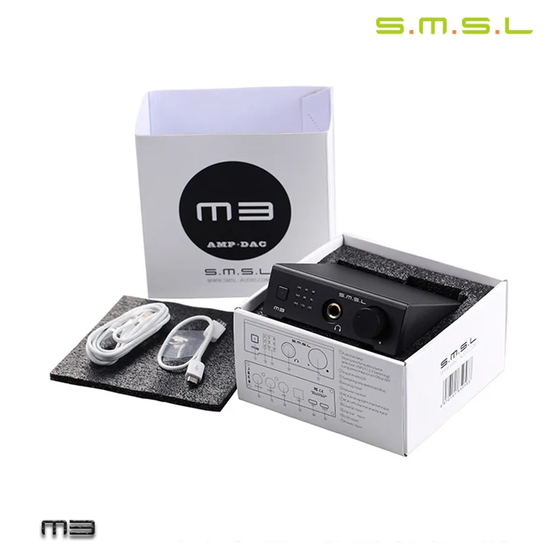 SMSL M3 DAC усилитель для наушников AMP CS4398 OTG/ПК USB/оптический/коаксиальный все в одном
