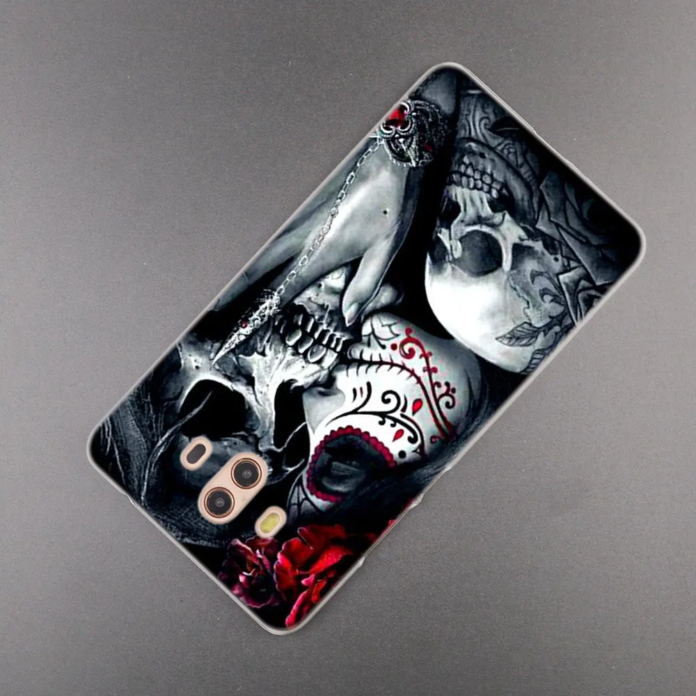 Модный чехол MLLSE с черепами и катринами для huawei mate S 10 20 Lite Pro Y3II Y5II Y6II Y5 Y6 Y7 Prime Y9
