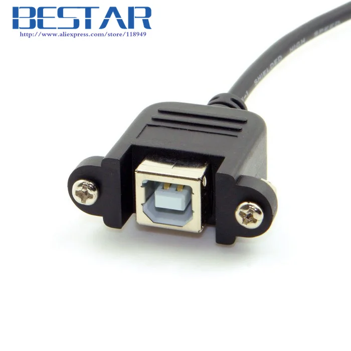 Кабель удлинитель для жесткого диска 50 см USB 2 0 B с винтами крепления на панели|usb 2.0