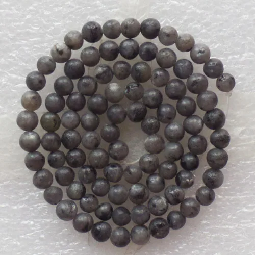 (1 прядь/Лот) оптовая продажа натуральный ларвицитовый Круглый бисер 15 5 дюйма 8 мм