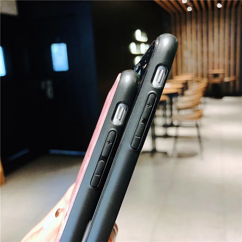 Алмазный Узор розовый черный супер милый мультяшный котенок китайский чехол для