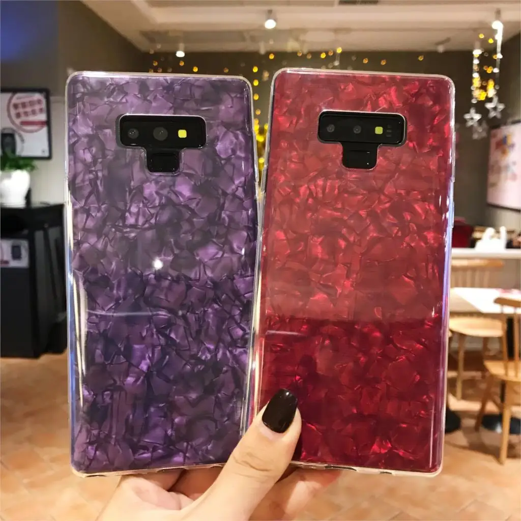 Slim Marble Silicone TPU Case For Samsung Galaxy Note 9 8 S10 Plus S10E S9 S8 Cover Soft A5 A6 A7 A8 J4 J6 J8 2018 |
