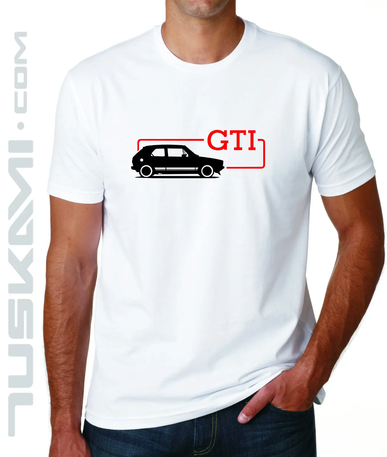 

Новинка лета 2019, лидер продаж, модная мужская футболка Germnay с машинкой MK1 MKI GTI в старом школьном стиле