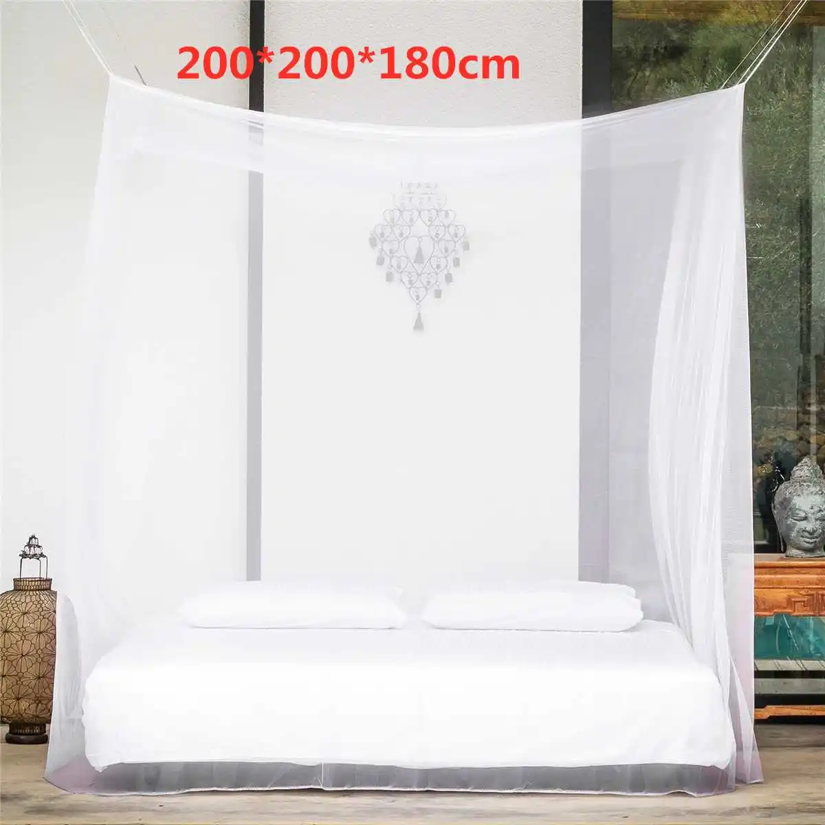 200x200x180 см, туристическая палатка для кемпинга, противомоскитная сетка, защита от насекомых, отклонение, 4 уголка, навес, кровать, занавеска, кровать, палатка, подвесная кровать