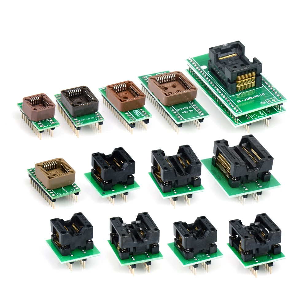 13 шт. адаптер для Superpro Xeltek 610P USB ECU Программатор сгорающий Блок Бесплатная