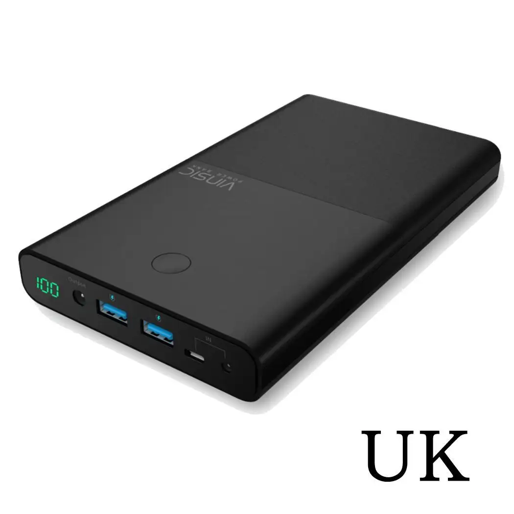 30000 mAh power Bank Dual USB внешний аккумулятор зарядное устройство bank для легкого веса