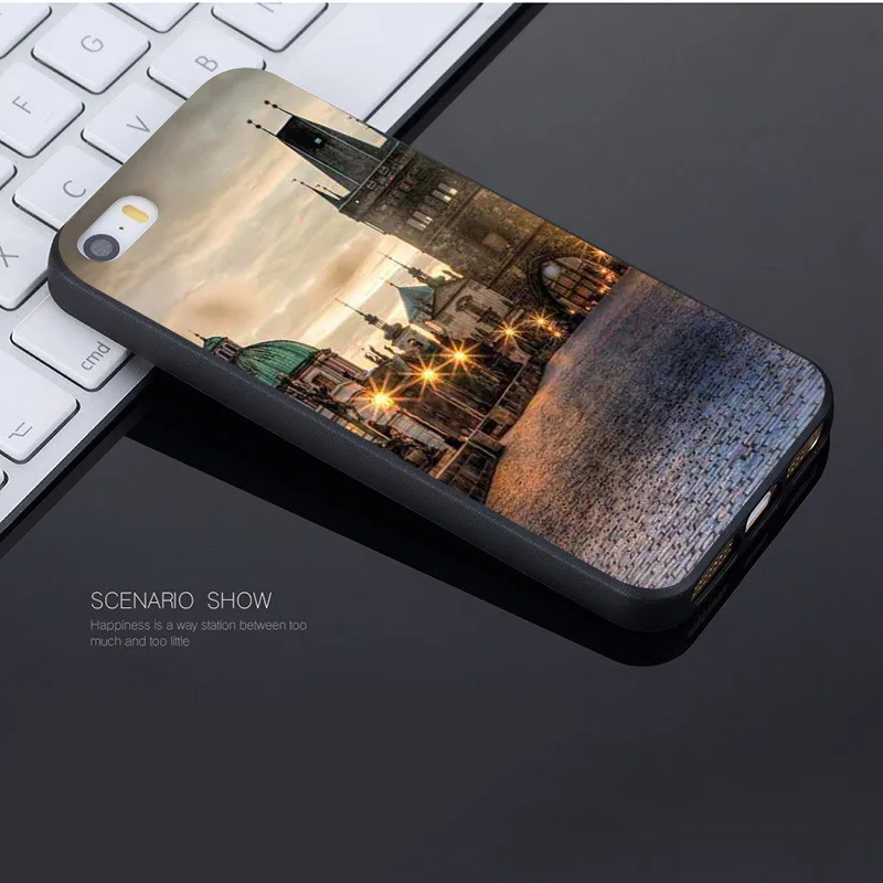 Yinuoda для iphone 7 6 X Чехол в Праге Европа красивые мосты город Bling чехол для телефона для iphone X 8 7 6 6S Plus X 5 5S SE 5C