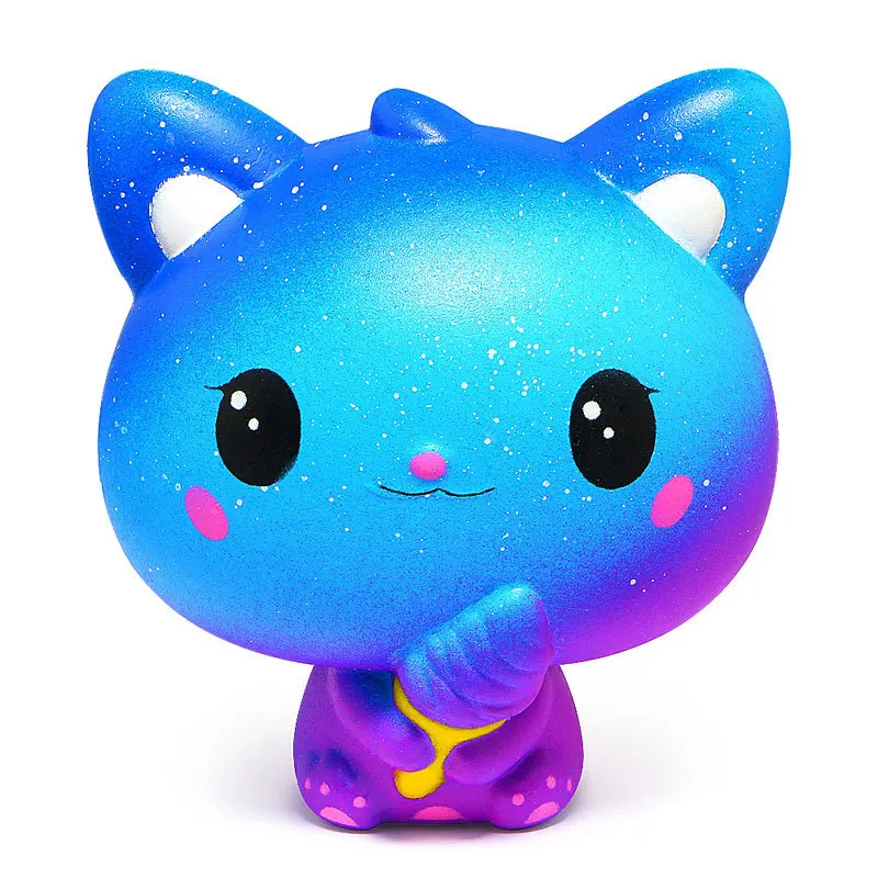 Медленный отскакивающие игрушки Мороженое кошка звезда олень PU мягкими relax предохранительное давление декомпрессии игрушки