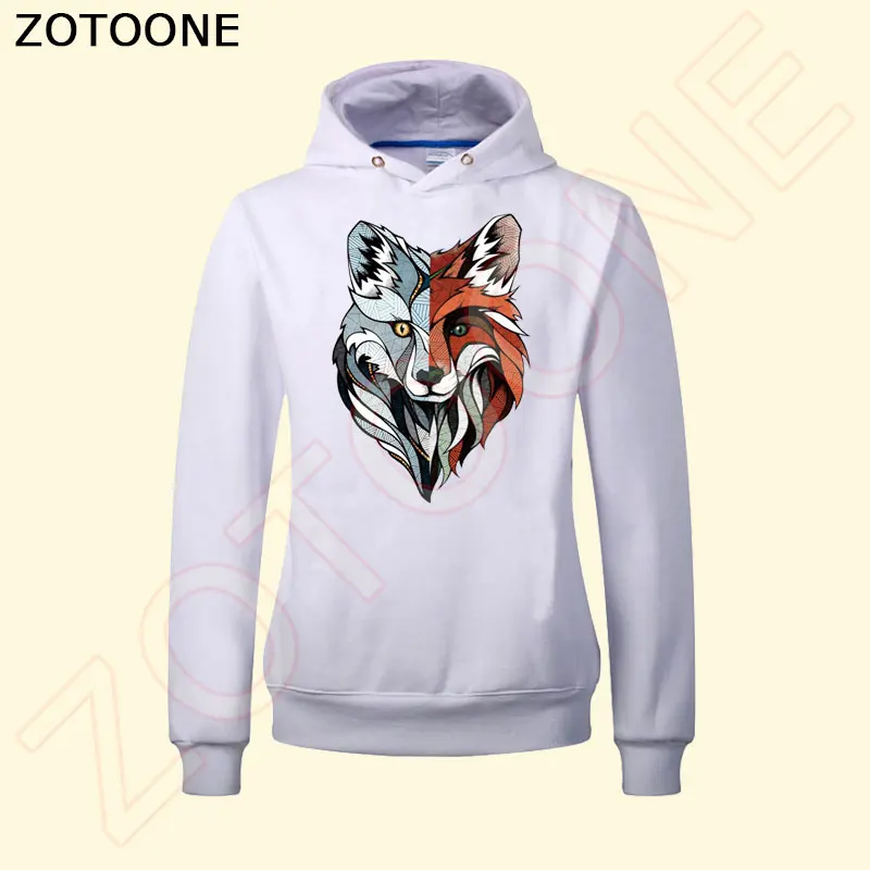 ZOTOONE Модные Цветные волк для переноса утюгом нашивки одежды украшения DIY полосы