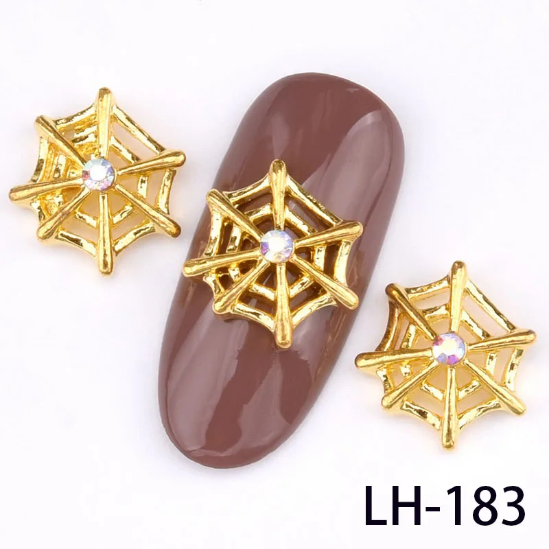 LH-183 10 шт. дизайн ногтей горный хрусталь драгоценный камень серии украшения Корона Роза Рождественская елка 3D Гламурные ногти аксессуары LH178-189 - Цвет: LH-183