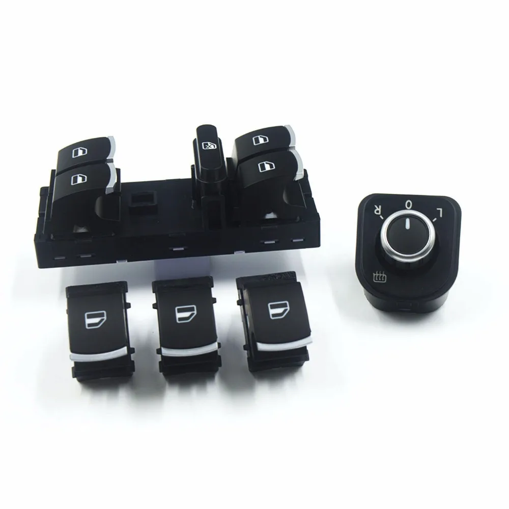 Переключатель бокового зеркала без сгиба переключатель главного окна для Volkswagen