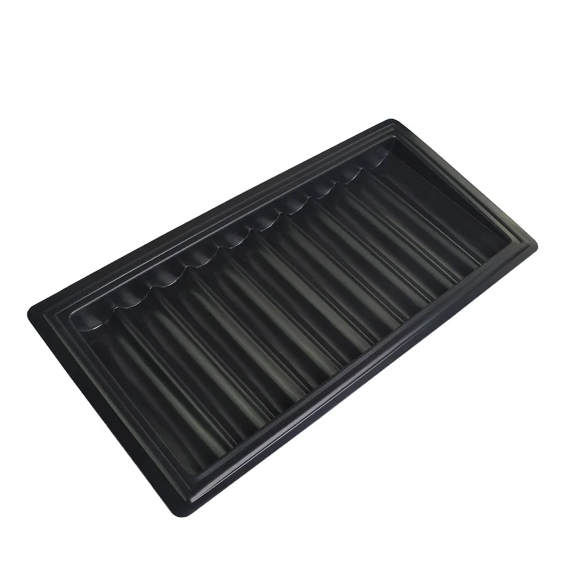 500PCS Tray 350/500 шт. техасский холдем покер чип лоток черный Джек Пластик лоток для азартных игр казино покера клуб Настольная игра аксессуар - Цвет: 500PCS Tray