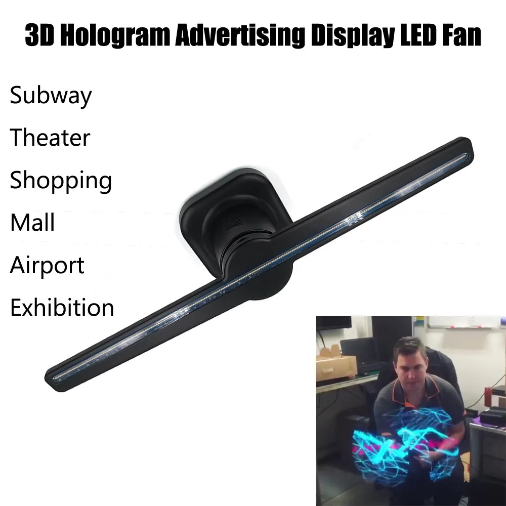 Голографический светодиодный дисплей голографический 3D 2017|fan fan|fan ledfan 3d |