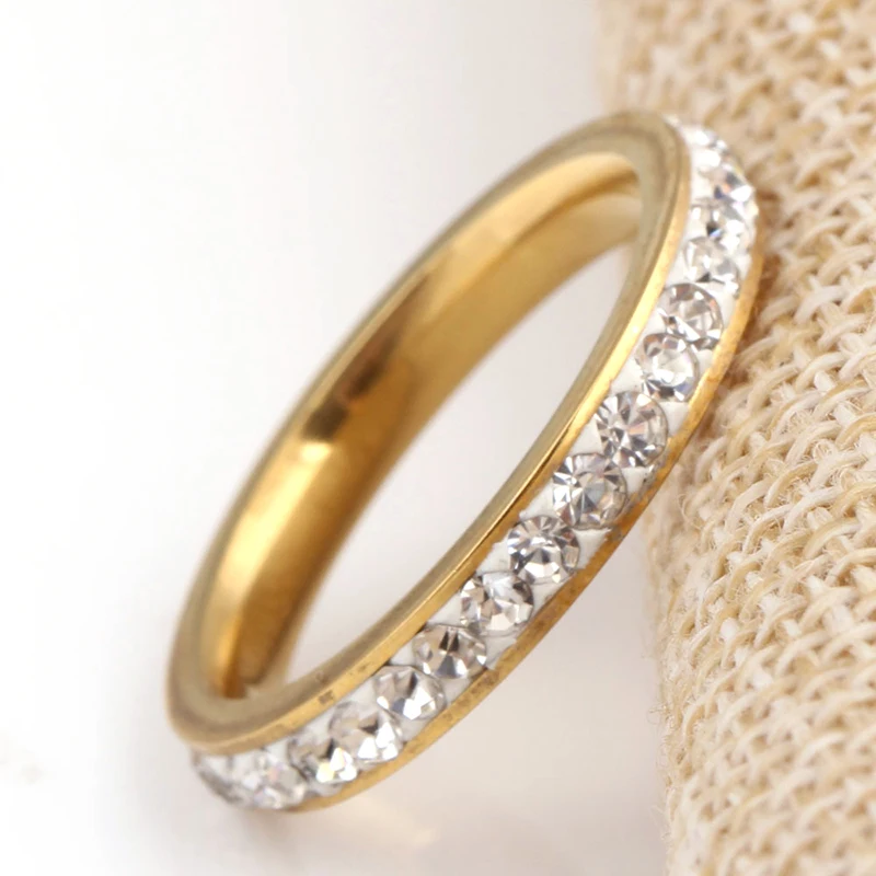 3 мм нержавеющая сталь кольца из нержавеющей стали для женщин обручальные