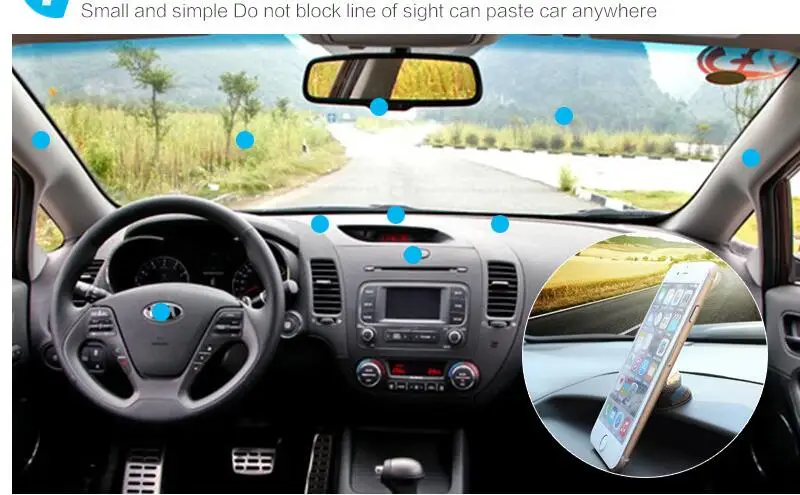 Мудрый путешествия Автомобильный держатель для iPhone 6 7 Air Vent Магнитная автомобильный держатель телефона Подставка для samsung S8 gps кронштейн Телефон стенд