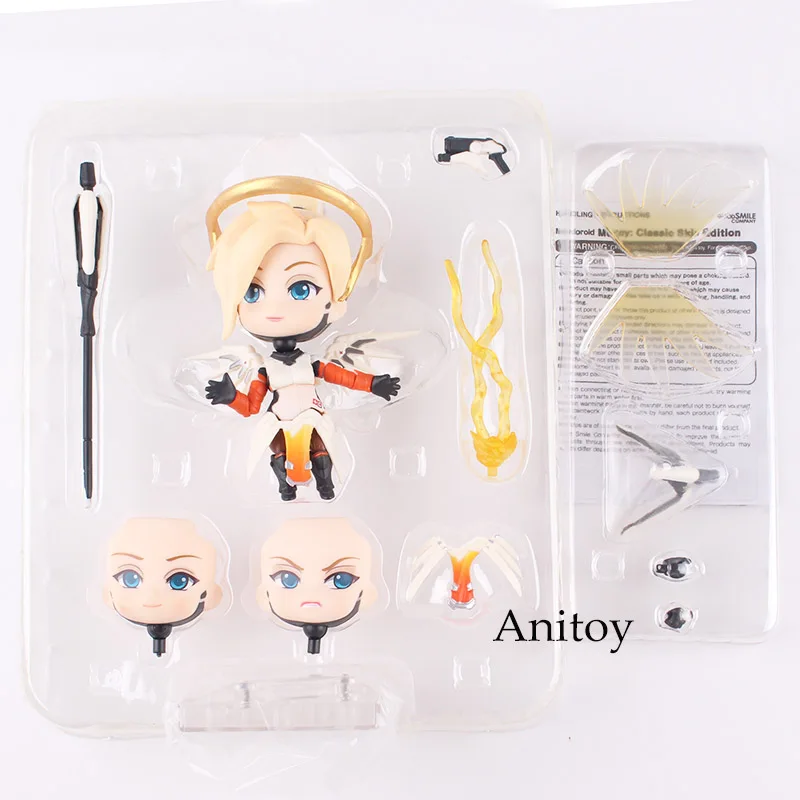 Nendoroid 790 Mercy Classic Skin Edition ПВХ Мерси фигурка Коллекционная модель игрушка кукла
