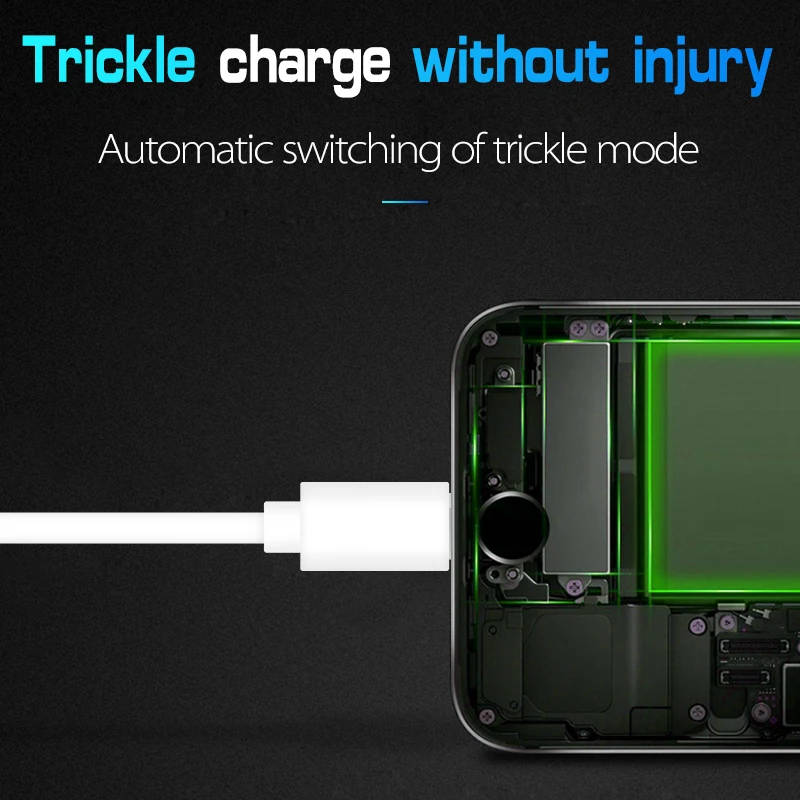 Зарядка 2 в 1 USB кабель Micro зарядный для iPhone 7 8 Samsung Galaxy S9|Комплекты аксессуаров