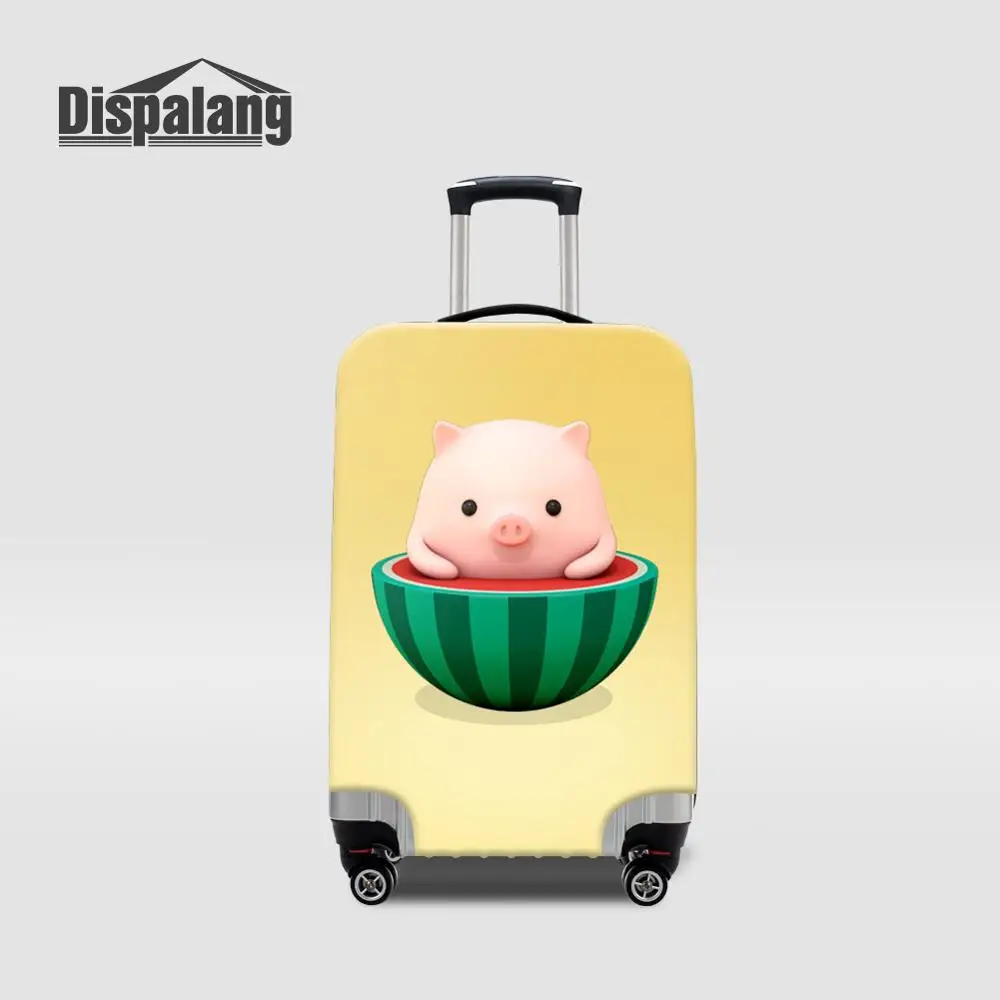 Luggage Cover28 Dispalang лиса свинья Сова Единорог принт защитный чехол на чемодан для 18-32 дюймов детей женщин мультфильм аксессуары для путешествий - Цвет: Luggage Cover28