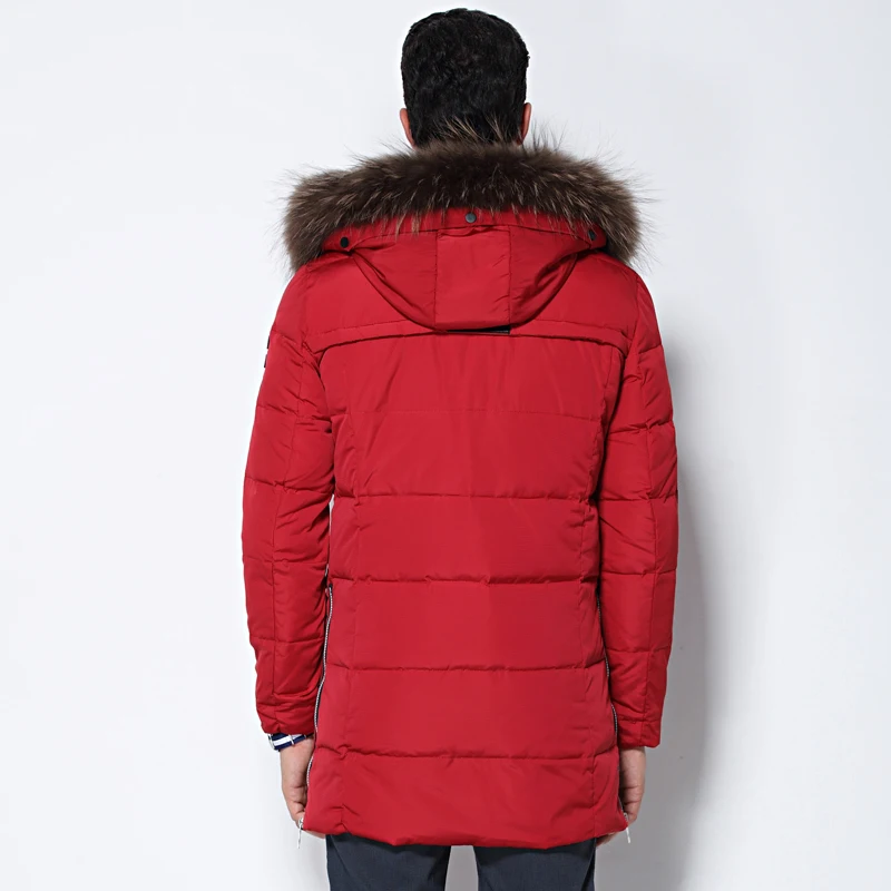 2016 Fashion Parka Coat Men Winter Jacket Men's Male Thickening 80% White Duck Down Down-Jacket Coats Plus Size | Мужская одежда
