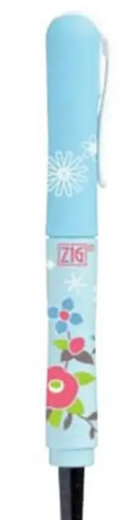 ZIG Cocoiro Kuretake Кисть ручка предел цветок Краска чернильное перо Черный Япония - Цвет: Light Blue