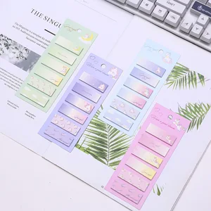 Coulrful милый Единорог записная книжка N Times Стикеры для заметок школьный бумажник школьные принадлежности