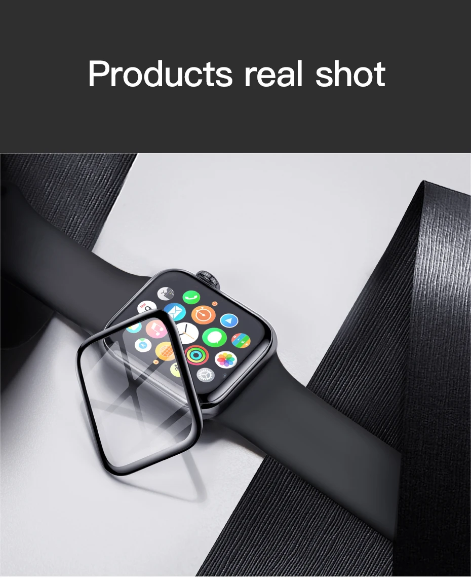 Защитная пленка Baseus 9D для iWatch 3 2 1 i Watch из закаленного стекла для Apple Watch 3 2 1 серии 38 мм 42 мм
