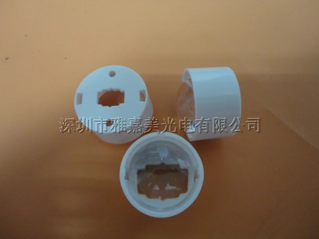 Belt base- High quality power LED Lens XML T5/T6/U2 Diameter 21.5mm 45 degrees PMMA Convex CREE XM-L2 Lamp lens |