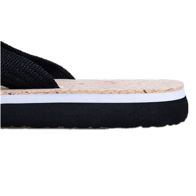 Мужские повседневные вьетнамки на плоской подошве модные летние пляжные туфли