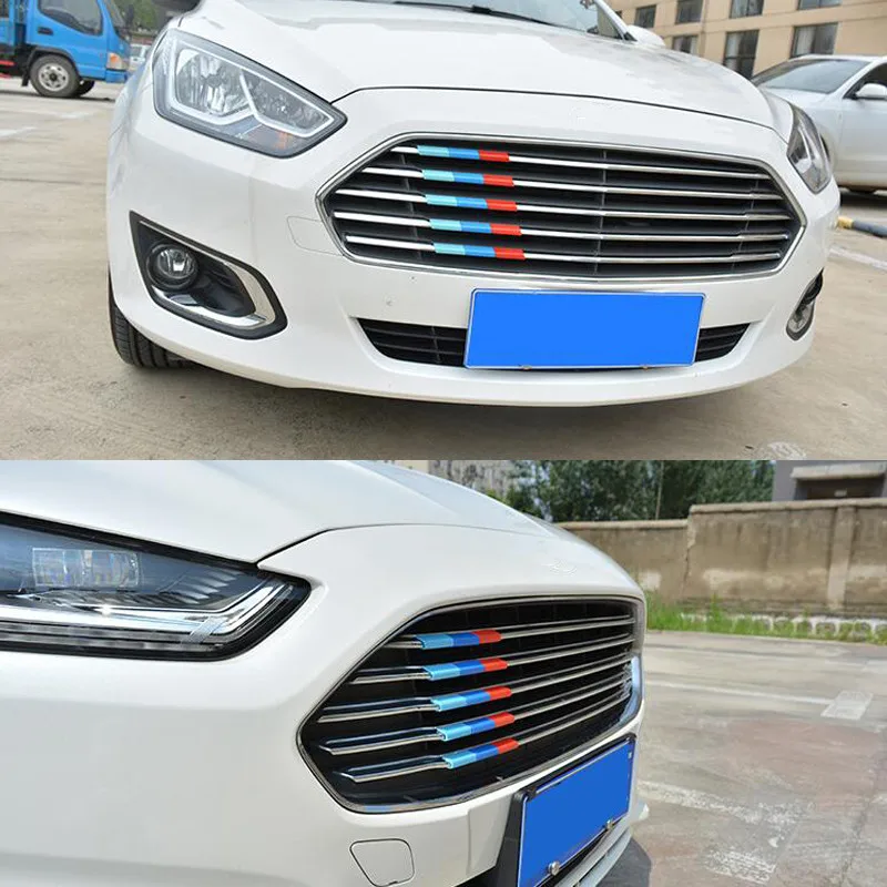 Новые автомобильные аксессуары для Ford Mondeo Focus 2015-2018 наклейка на переднюю решетку