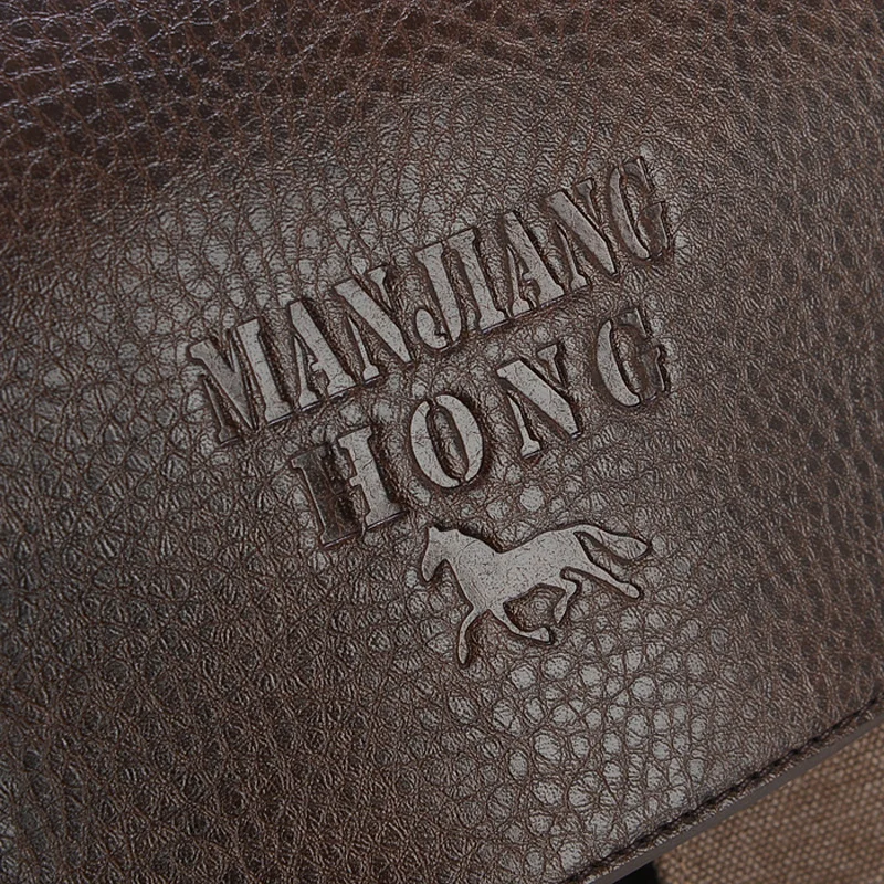 Уличные винтажные мужские сумки-мессенджеры Мужская Холщовая Сумка на плечо с из