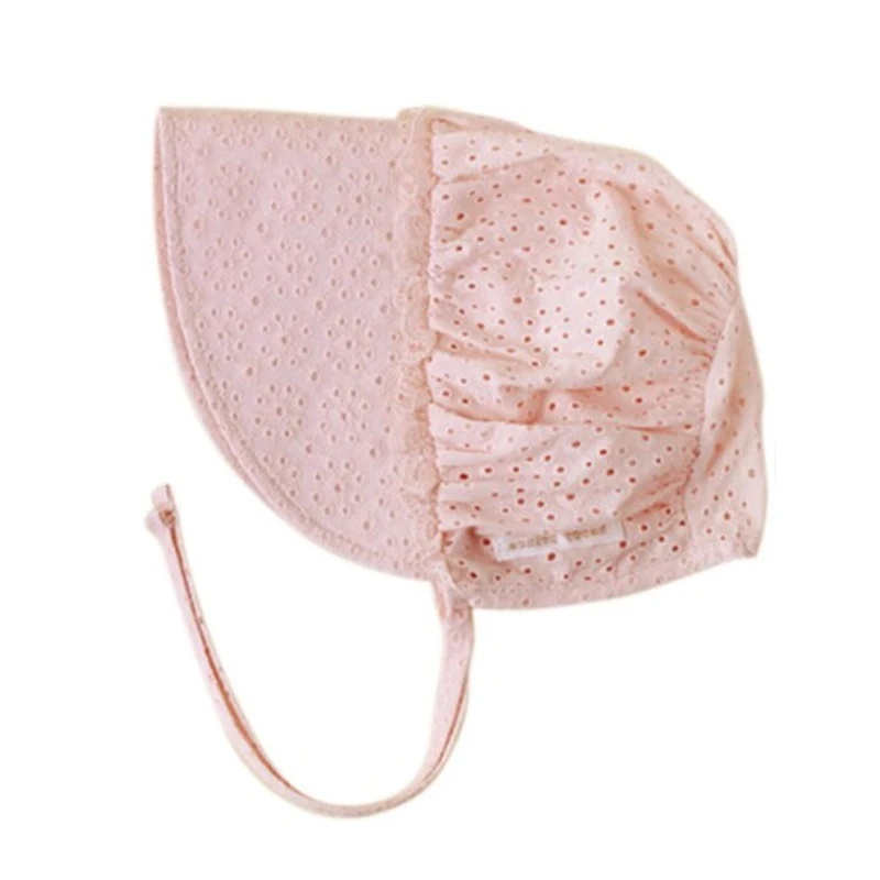 Style 1 Pink Новая летняя шапка для маленьких девочек 0-3 лет, кружевная Детская шляпа с цветочным узором, шляпа от солнца для девочек, пляжная кепка, детская шапка, шапка s - Цвет: Style 1 Pink