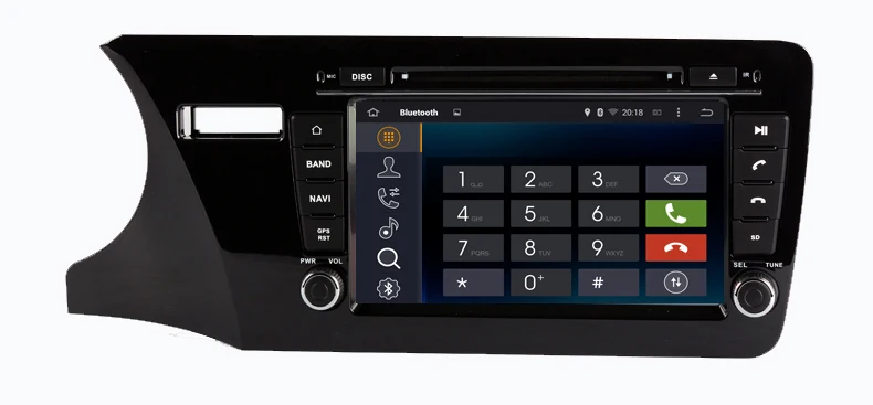 PX6 6 ядерный 4 Гб ОЗУ 64 Гб ПЗУ автомобильный проигрыватель с радио и GPS для Honda city- левое вождение с android 9,0 автомобильный аудио стерео