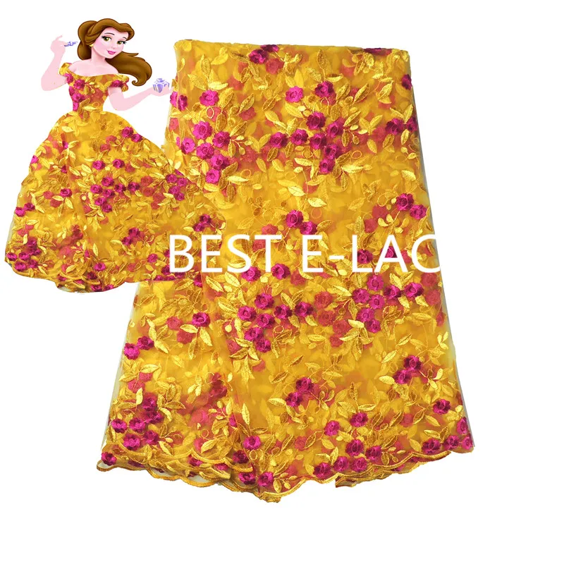 2017 Лучшие Продажи Африканский Шнурок Шнур Высокое Качество Французский