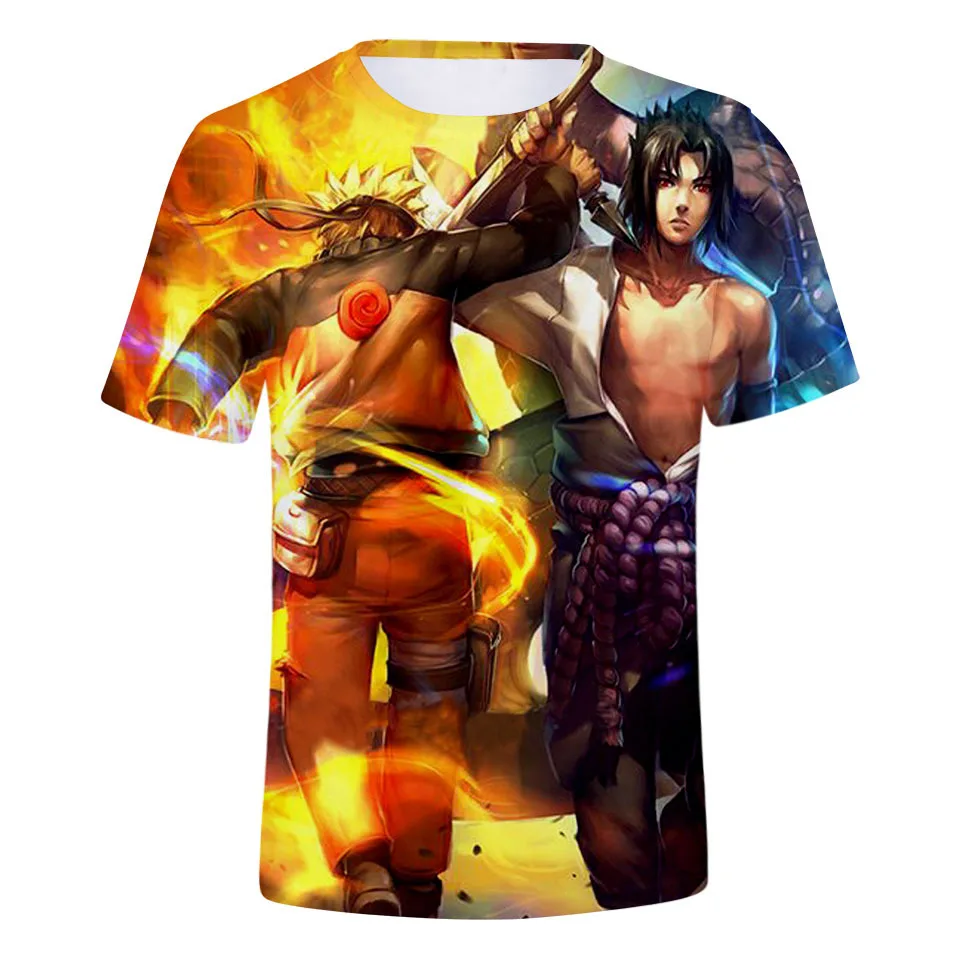 Наруто футболка мужские костюмы для косплея аниме одежда городской характер