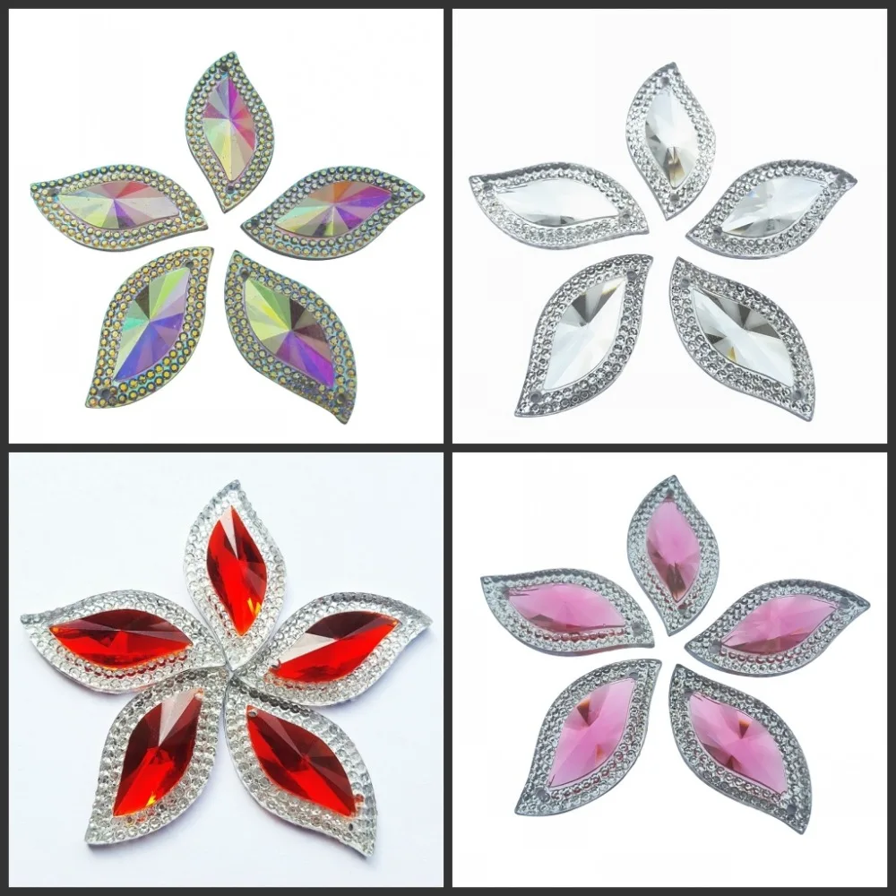 S образная ПРИШИТАЯ свободная одежда Diy украшенные камнями и кристаллами Стразы