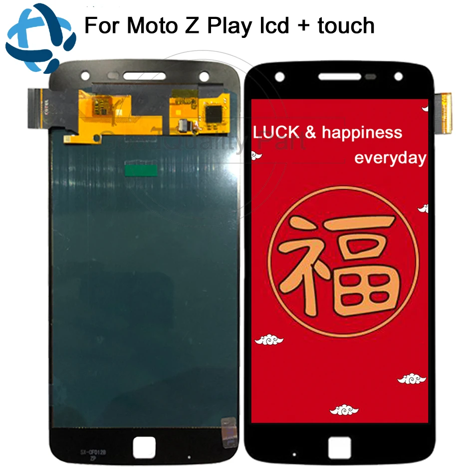 Для Motorola Moto Z Play ЖК дисплей сенсорный экран дигитайзер XT1635 01 02 для 5 &quotMoto