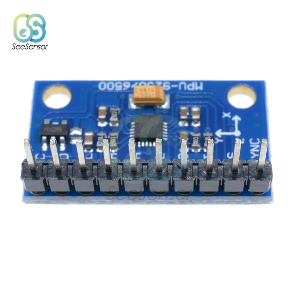 MPU9250 отношение гироскопа акселератора магнитометр сенсор плата модуль I2C IIC SPI MPU