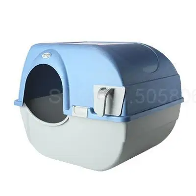 Домашнее животное кошка полу-автоматическая кошка sandpot кошачьего туалета - Цвет: fy2