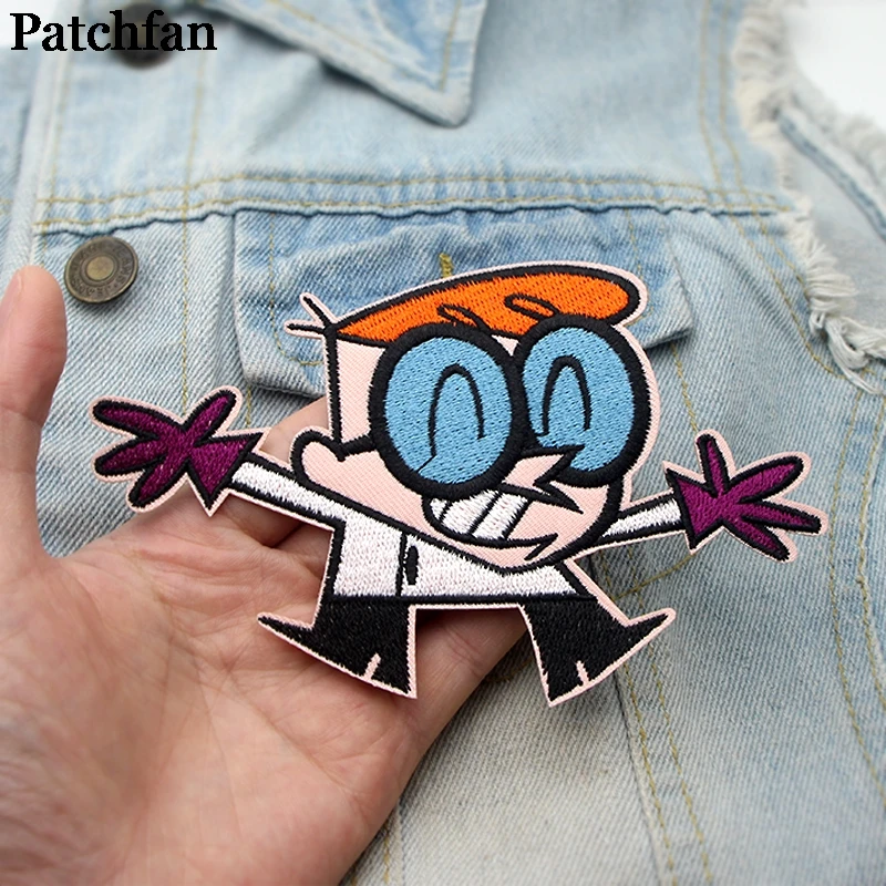 Patchfan Dexter's лаборатория DIY Вышивка для аппликации, шитья железа на одежду кронштейн украшения дома наклейки значки A2090