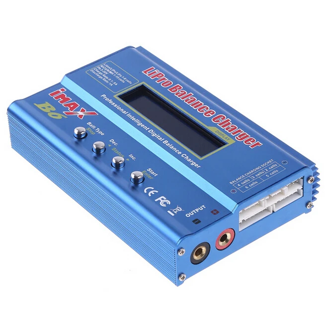 Новое imaxRC iMAX B6 80W Lipo NiMh Li-Ion Ni-Cd RC зарядное устройство с цифровым балансом Carregador E