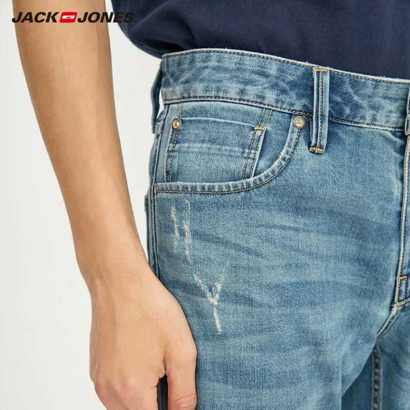 Jack & Jones/Мужские осенне зимние джинсы с потертостями J | 218332515|Мужские джинсы|