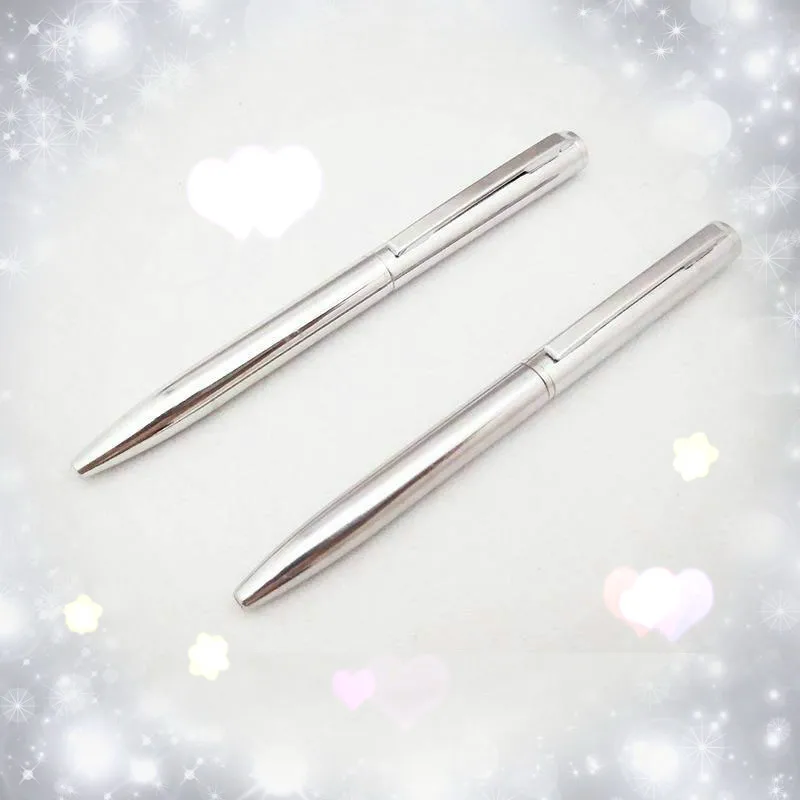 Мини роскошная металлическая шариковая ручка школьные принадлежности Stylo Penna Pluma